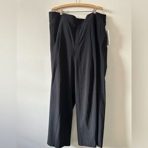 ATHLETA, Brooklyn Heights Wide Leg Pant, Black, Size 22 NWT